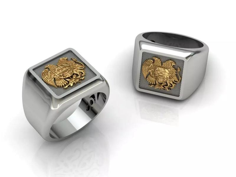 Armenian  Coat of arms  Ring