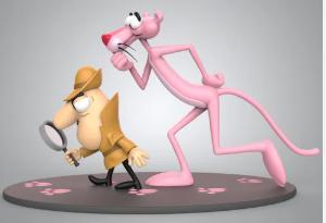Cartoon Figures (Pink Panther)