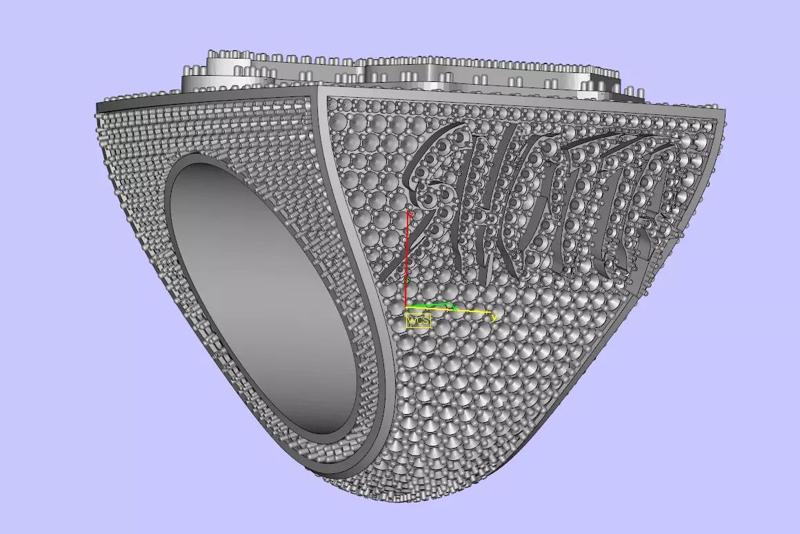 Bling The Eye SHOTTA Pave Set Diamond Ring