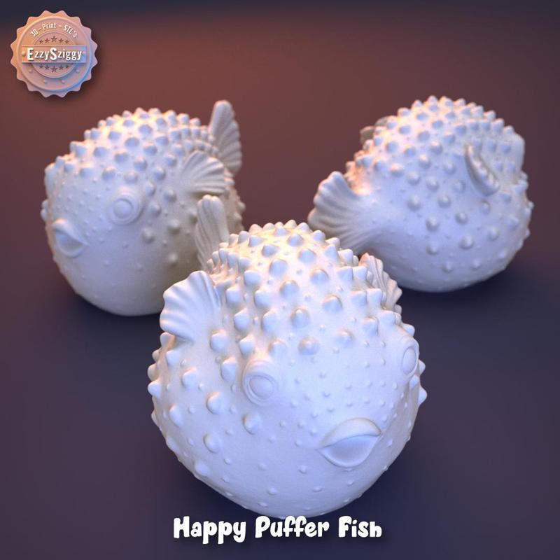 Happy Puffer Fish