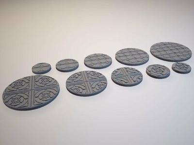 Z.O.D. Dungeon Nouveau Theme Bases (28mm/Heroic scale)