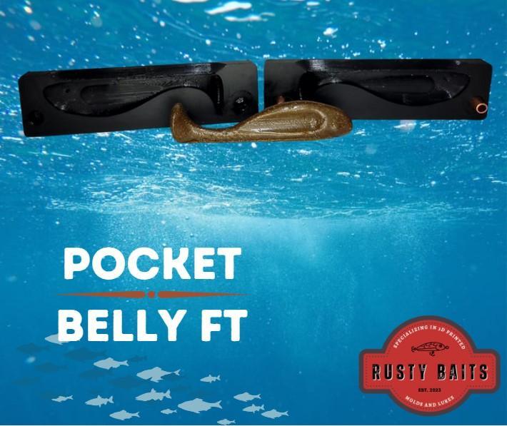 Pocket Belly "FT" 3 3/4 LURE MOLD
