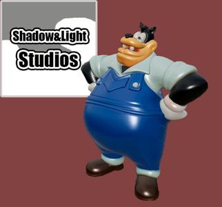 Pete 3D Model | Disney Villain | Printable Fan Art STL | Patreon