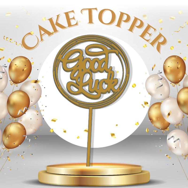 Good Luck Cake Topper