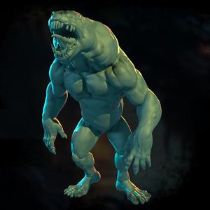 Grey Render dnd monster fiend