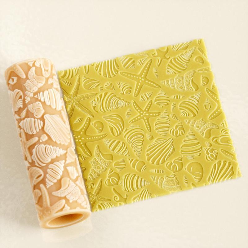 Shells and Starfish Texture Roller no.3