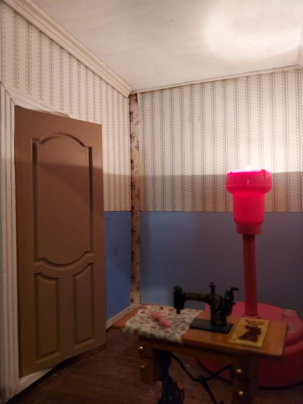 1/12 Dollhouse door + door frame (Model No.2)