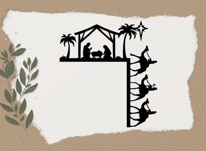 CHRISTMAS  DOOR CORNER DECORATION