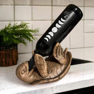Sea Turtle 3D Printed Wine Bottle Holder - Single Color and Multi-Color
