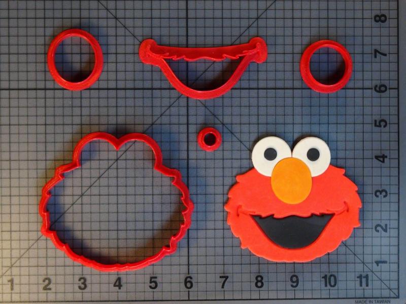 COOKIE CUTTER ELMO ELMO ELM SESAME STREET SESAME STREET SESAME SQUARE