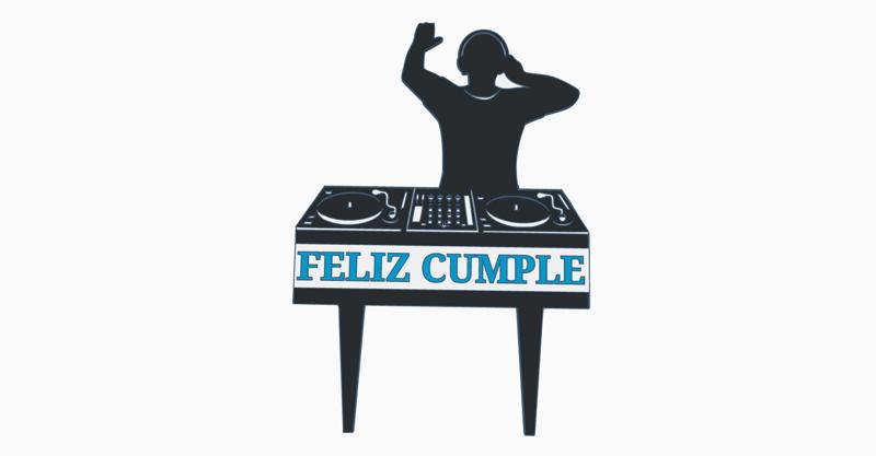DJ Cake Topper