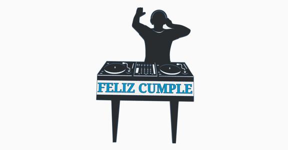 DJ Cake Topper