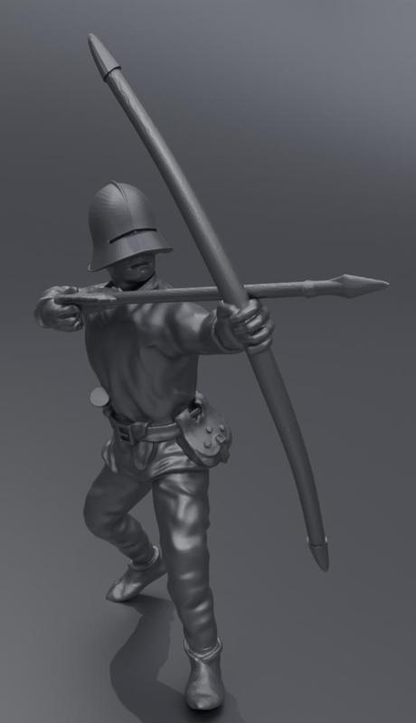 WARSTEEL MINIATURES LATE 15TH CENTURY MEDIEVAL ARCHER PROMO