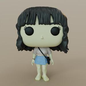 Girl with bangs