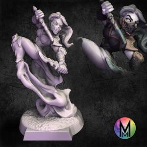 Female Wraith - Undead Wraith Mistweaver #2 (Undead Wraith with daggers)