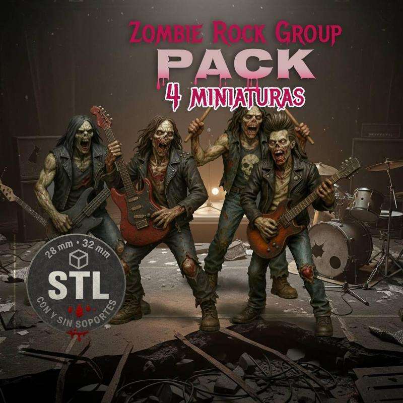 🎸🧟 Zombie Rock Band Pack