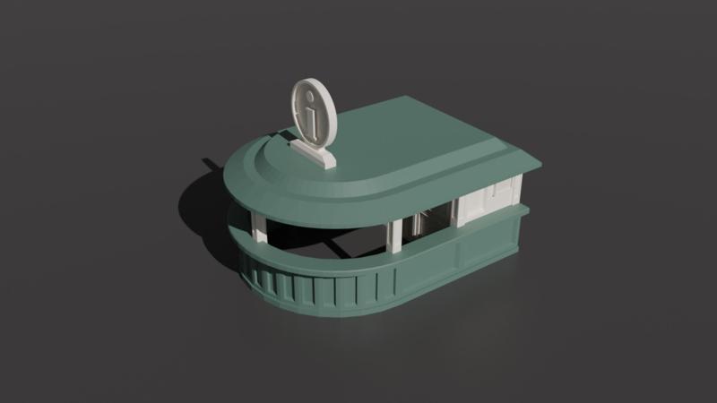 Modern Information Stand - Suitable for Marvel Crisis Protocol