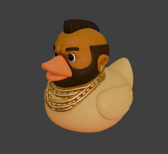 Mr. T Rubber Ducky