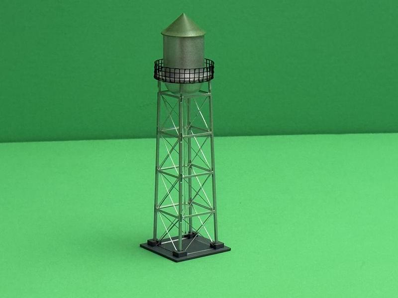 WATER TANK TOWER 1:87 HO SCALE