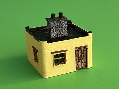 OLD FRONTIER TOWN ADOBE JAIL HO SCALE