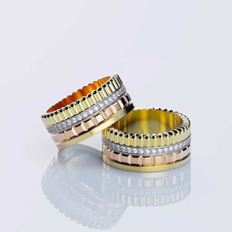 Quatre radiant edition wedding band style All sizes collection