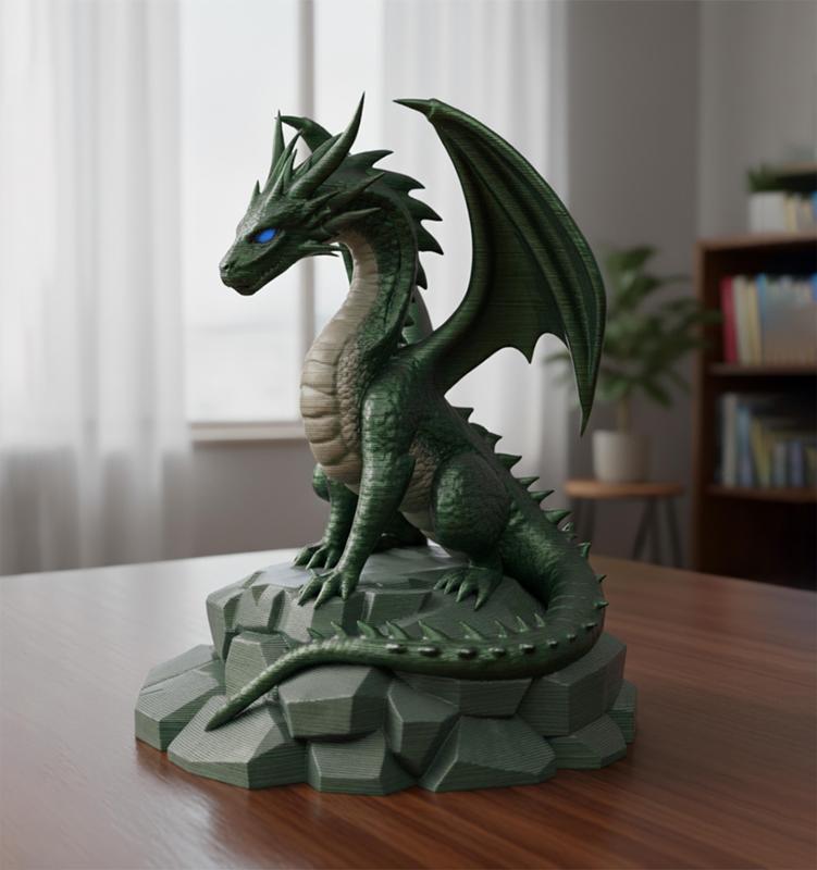🐉Dragon Statue STL File
