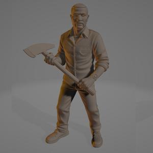 Lee Everett - The Walking Dead Zombicide/RPG Tabletop Miniature