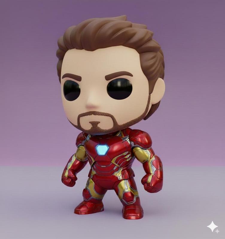 Iron Man Chibi Kawaii - Collectible 3D Figure