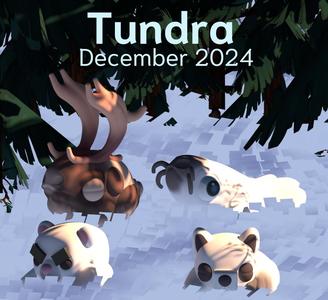 Winter animals art toys