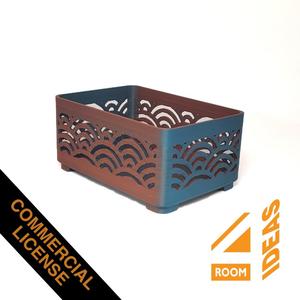 Stacking Tray 2 - Seigaiha - Commercial License