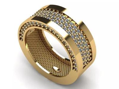 diamond round marriage ring R00001