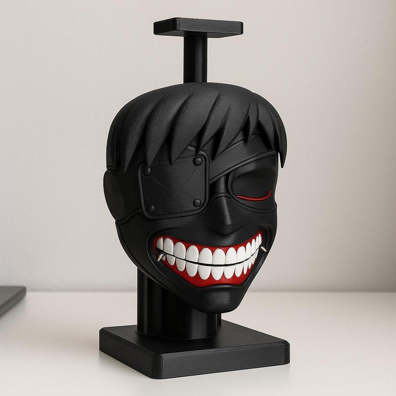 Headphone Holder - Kaneki Mask (Tokyo Ghoul)