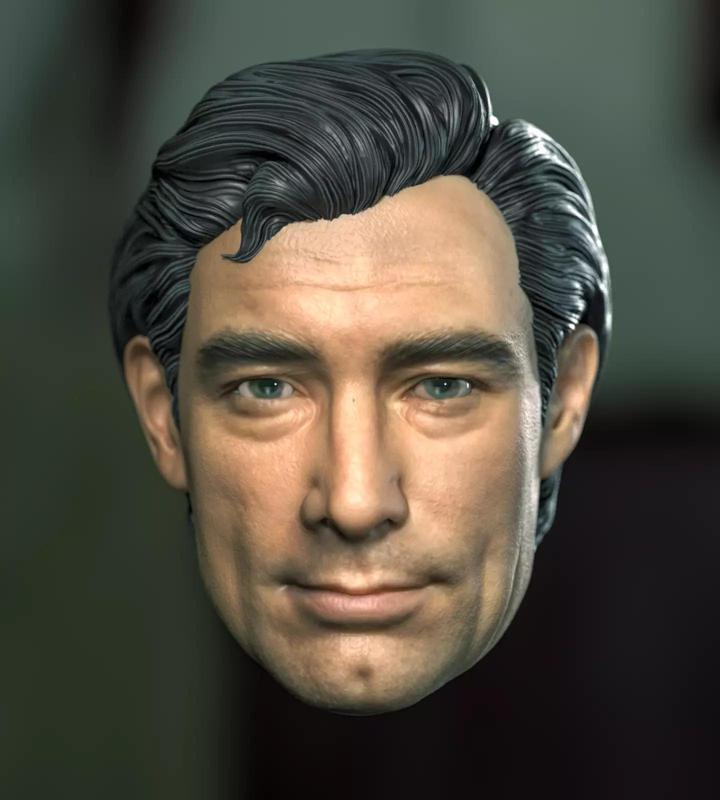 007 James Bond TIMOTHY DALTON Headsculpt