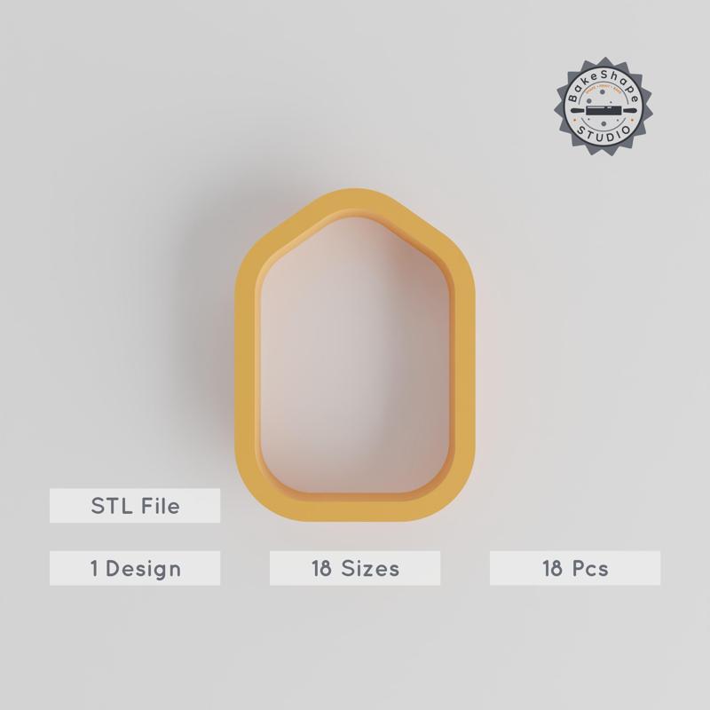 Tag Shape Cutter Collection, 18 Pieces, 0.75"-5.00", Perfect for Cookies, Fondant & Clay