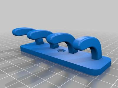 Hooks kitchen under the shelf