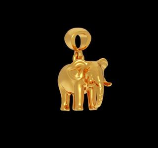 Elephant pendant free Free 3D print model