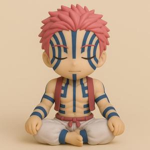 Akaza - Meditation Pose (Demon Slayer, Stylized/Chibi STL)