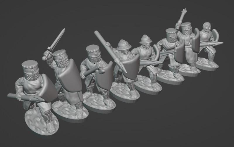 2nd Barons War Dismounted Knights