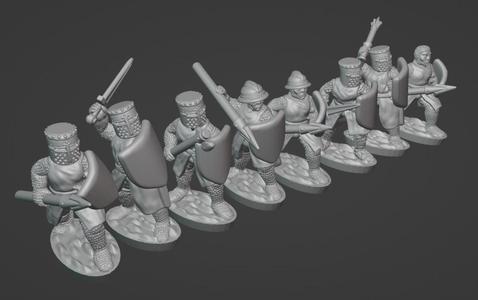 2nd Barons War Dismounted Knights
