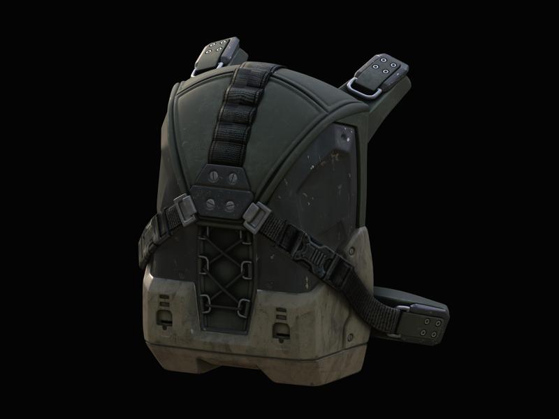 GEN 1/2 Marine ODST Backpack 3d print file