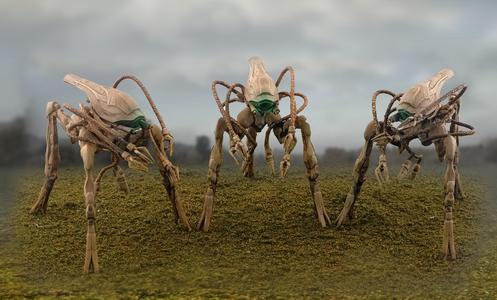 Martian Raider Tripod