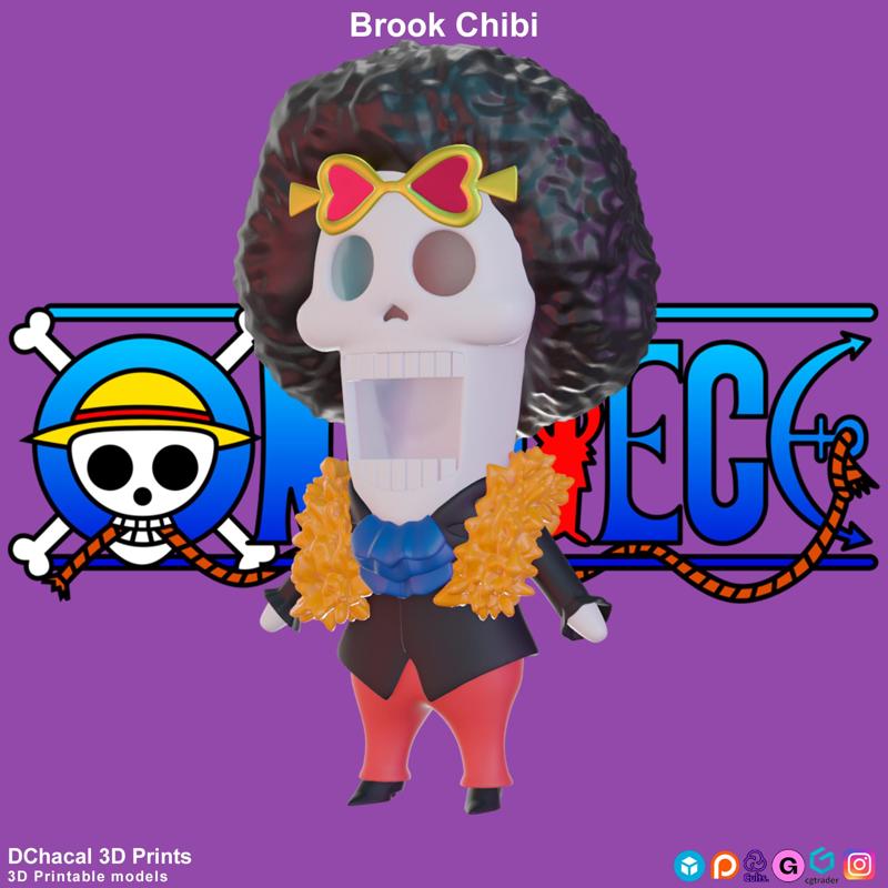 Brook Chibi - One Piece