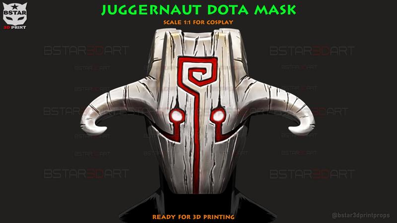 Juggernaut Dota Mask - Halloween Cosplay