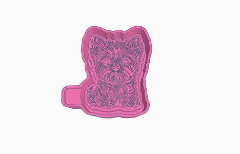 Cute Yorkie Mold Housing STL