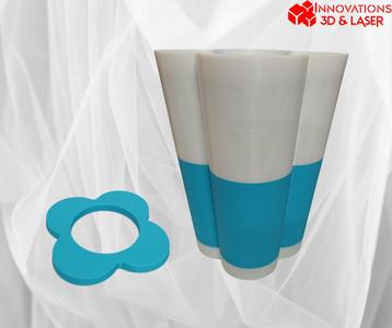3D Vase with Cap - 200mm x 144mm