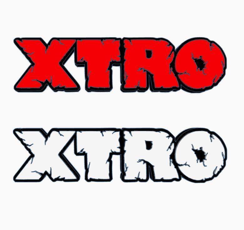 XTRO Logo Display by MANIACMANCAVE3D