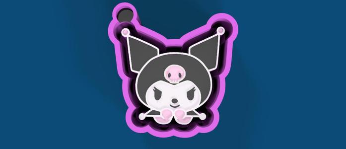 🌟 Kuromi-Inspired versatile Mold – Mischievous & Cute!