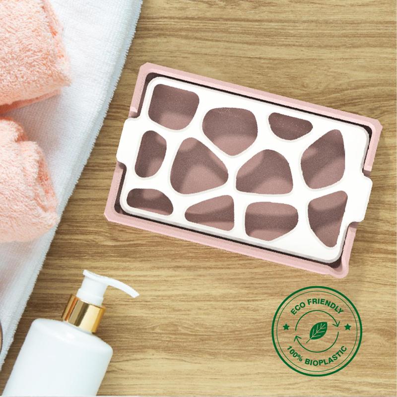 Elegant and Functional Two-Piece Soap Dish Holder - Easy to Use and Clean