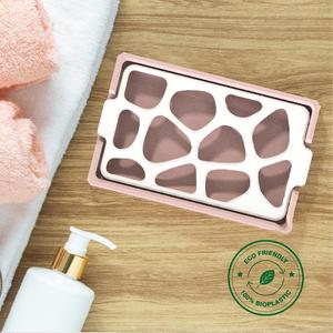 Elegant and Functional Two-Piece Soap Dish Holder - Easy to Use and Clean