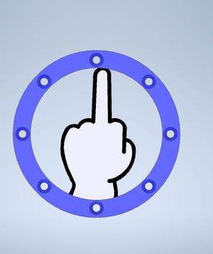 ignition cover derbi euro3 (flywheel cover) "THE FINGER"